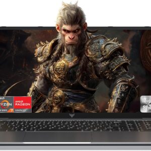 Gaming Laptop AMD Ryzen 7 5825U(8C/16T), Radeon RX Vega 8 Graphics,16.1“FHD Display,16GB DDR4 512GB NVMe SSD Laptop Computer with Backlit KB,Type_C (Full Function),WiFi 6, 53Wh Battery