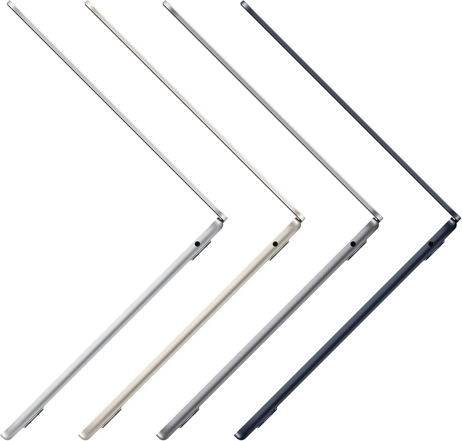 Apple 2022 MacBook Air Laptop with M2 chip: Built for Apple Intelligence, 13.6-inch Liquid Retina Display, 16GB RAM, 256GB SSD Storage; Midnight with AppleCare+ (3 Years) - Image 2