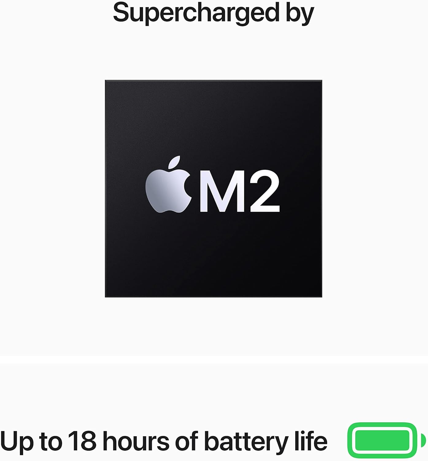 Apple 2022 MacBook Air Laptop with M2 chip: Built for Apple Intelligence, 13.6-inch Liquid Retina Display, 16GB RAM, 256GB SSD Storage; Midnight with AppleCare+ (3 Years) - Image 3