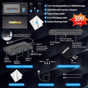 HP Flagship 14″ HD Laptop with 1 Year Office 365 | 16GB RAM | 1.22TB Storage(64GB EMMC & 160GB Docking Station Set & 1TB Cloud Storage) | Intel 4-Core Processor | Webcam | Win 11s | White