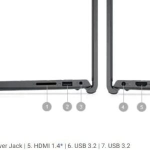 Dell Inspiron 15 3511 Laptop, 15.6″ FHD Touchscreen, Intel Core i5-1035G1, 12GB RAM, 256GB PCIe NVMe M.2 SSD, SD Card Reader, Webcam, HDMI, WiFi, Windows 11 Home, Black