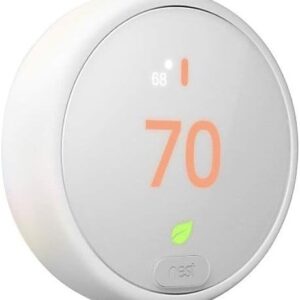 Google Nest Thermostat E – Programmable Smart Thermostat for Home – 3rd Generation Nest Thermostat – Works with Alexa,White
