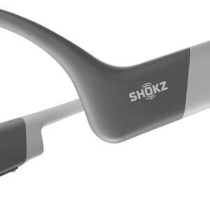 SHOKZ OpenRun (AfterShokz Aeropex) – Open-Ear Bluetooth Bone Conduction Sport Headphones – Sweat Resistant Wireless Earphones for Workouts and Running – Built-in Mic, with Headband