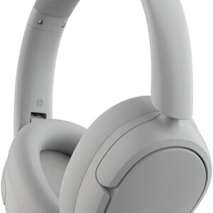 JLab JBuds Lux ANC Wireless Headphones, Cloud White, Hybrid Active Noise Cancelling, Customizable Sound, Spatial Audio Compatible, Premium Over-Ear Bluetooth Headset