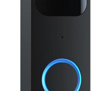 Blink Video Doorbell (newest model), Two-way audio, HD video, motion and chime app alerts and Alexa enabled — wired or wire-free (Black)