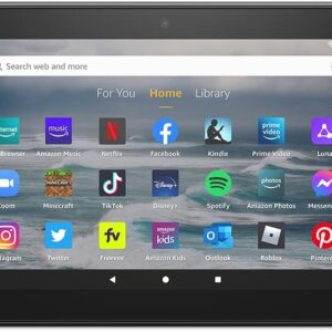Like-New Amazon Fire 7 tablet, 7” display, 16 GB, 10 hours battery life, light and portable for entertainment at home or on-the-go, (2022 release), Black