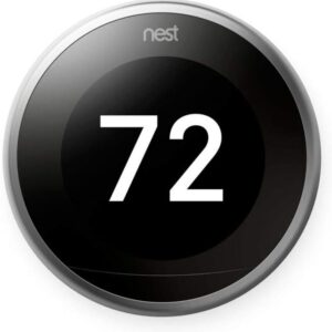 Google Nest Learning Thermostat – 3rd Generation – Smart Thermostat – Pro Version – Works With Alexa