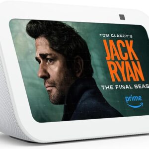 Like-New Echo Show 5 (3rd Gen, 2023 release) | Smart display with 2x the bass and clearer sound | Glacier White