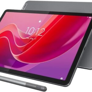 Lenovo Tab M11, 11” Display, MediaTek Helio G88 Octa-Core, 4GB RAM, 64GB SSD, 1920×1200 px, Ambient Light-Sensor, 10 Hour Battery, Comes w/Pen, Luna Grey