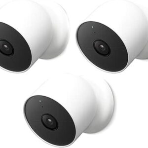 Google Nest Nest Cam 2 Megapixel Outdoor Full HD Network Camera – Color – 3 Pack