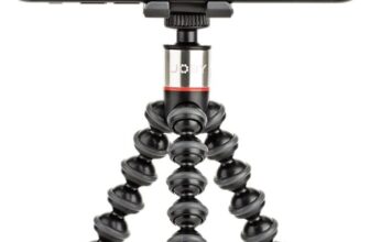 JOBY GripTight ONE GP, Universal Phone Holder, Magnetic GorillaPod Flexible Small Tripod for Smartphone, Foldable and Portable , Watch FIFA World Cup Football, Black