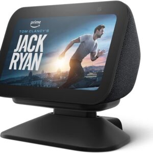 Echo Show 5 (3rd Gen) Adjustable Stand with USB-C Charging Port | Charcoal