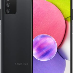 Samsung Galaxy A03s Cell Phone, AT&T GSM Unlocked Android Smartphone, 32GB, Long Lasting Battery, Expandable Storage, 3 Camera Lenses, Infinite Display – Black (Renewed)