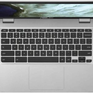 ASUS C423NA Chromebook 14″ HD Laptop (Intel Dual Core Celeron Processor N3350, 4GB DDR4 RAM, 64GB SSD) Webcam, WiFi, Bluetooth, Type-C, Google Chrome OS – Silver (Renewed)