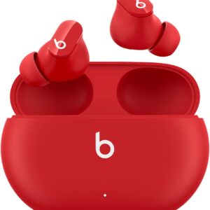 Beats Studio Buds – True Wireless Noise Cancelling Earbuds – Compatible with Apple & Android, Built-in Microphone, IPX4 Rating, Sweat Resistant Earphones, Class 1 Bluetooth Headphones – Red