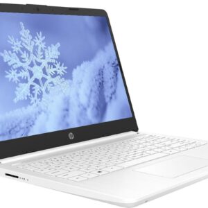 HP 14″ LED Business Laptop Computer, 16GB RAM 320GB Storage (64GB eMMC+256GB SD Card), Intel Quad-Core N4120, Windows 11 S Laptop with 1-Year Microsoft Office 365, PLUSERA Earphones, White