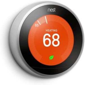 Google Nest Learning Thermostat – 3rd Generation – Smart Thermostat – Pro Version – Works With Alexa