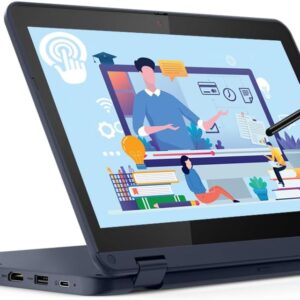 Lenovo ThinkPad Yoga 500w 2-in-1 Laptop (11.6″ Touchscreen, Intel Pentium N6000, 8GB RAM, 512GB SSD) Ruggedized & Water Resistant for Student & School, Webcam, Wi-Fi, IST Pen, Win 11 Home, Blue