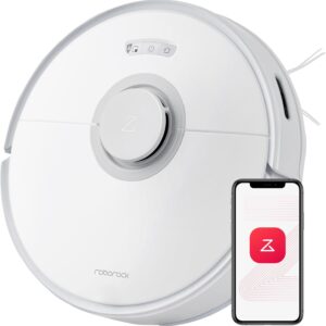 roborock Q7 Max Robot Vacuum and Mop Combo, 30-Level Water Flow Control, 4200Pa Suction, PreciSense LiDAR Navigation, No-Go & No-Mop Zones, App & Voice Control, Ideal for Pet Hair