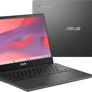 ASUS Chromebook CM14 Laptop, 14″ HD Anti-Glare Display (1366×768), MediaTek Kompanio 520, 4GB RAM, 64GB eMMC, ChromeOS, Gray, CM1402CM2A-DS44, Gravity Grey