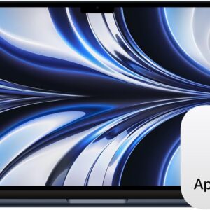 Apple 2022 MacBook Air Laptop with M2 chip: Built for Apple Intelligence, 13.6-inch Liquid Retina Display, 16GB RAM, 256GB SSD Storage; Midnight with AppleCare+ (3 Years)