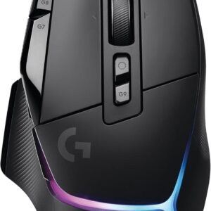 Logitech G502 X Plus Lightspeed Wireless Optical Mouse – LIGHTFORCE hybrid switches, LIGHTSYNC RGB, HERO 25K gaming sensor, compatible with PC – macOS/Windows – Black