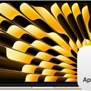 Apple 2024 MacBook Air 13-inch Laptop with M3 chip: Built for Apple Intelligence, 13.6-inch Liquid Retina Display, 24GB Unified Memory, 512GB SSD Storage; Starlight with AppleCare+ (3 Years)