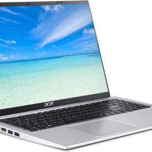 acer 15.5″ FHD Comfyview IPS Laptop, Intel 11th Gen i3 Processor Up to 4.09GHz, 8GB DDR4, 628GB Storage, Super-Fast WiFi Speed, HD Webcam, Windows 11 OS, Pastel Silver (Renewed)