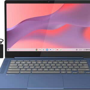 Lenovo Flagship Chromebook, 14” FHD Touchscreen Slim Thin Light Laptop Computer, 8-Core MediaTek Kompanio 520 Processor, 4GB RAM, 64GB eMMC, WiFi 6,Chrome OS, Abyss Blue