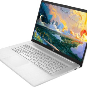 HP 17 Laptop, 17.3” HD+ Display, 11th Gen Intel Core i3-1125G4 Processor, 8GB RAM, 256GB SSD, Wi-Fi, HDMI, Webcam, Windows 11 Home, Silver