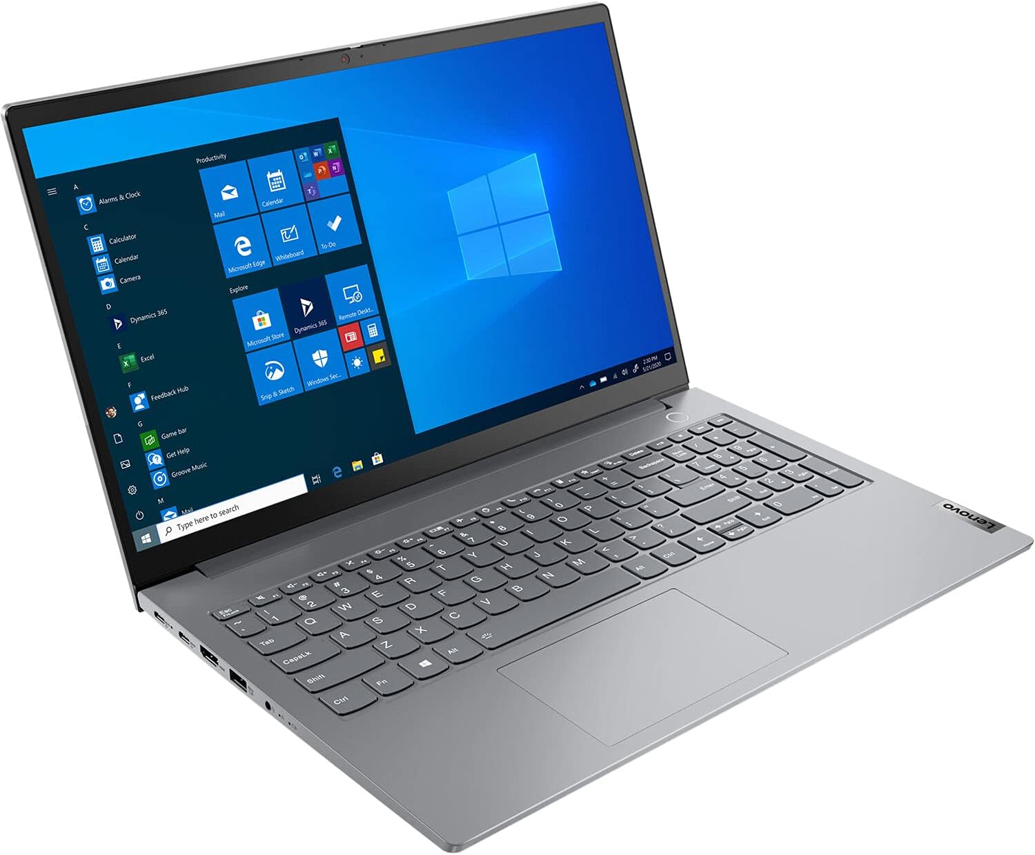 Lenovo ThinkBook 15 Business Laptop (15.6" FHD Anti-Glare, 40GB RAM, 1TB SSD, AMD Ryzen 7 5825U (> i7-1165G7)), FHD Webcam w/Shutter, Military Grade, Fingerprint, Ethernet, Win 11 Pro, Grey, 2024 - Image 5