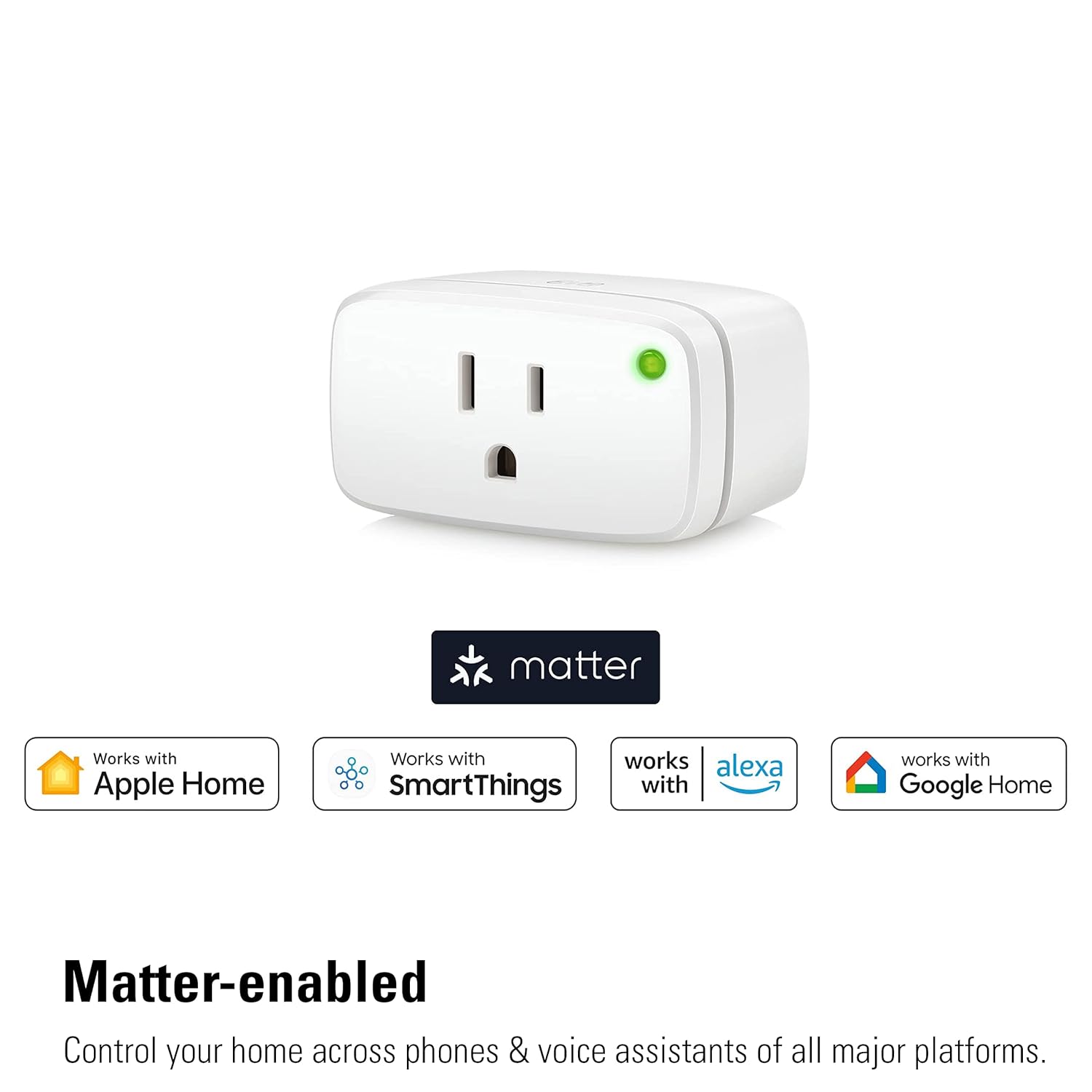 Eve Energy (Matter) - Smart Plug, App and Voice Control, 100% Privacy, Matter Over Thread, Works with Apple Home, Alexa, Google Home, SmartThings - Image 2