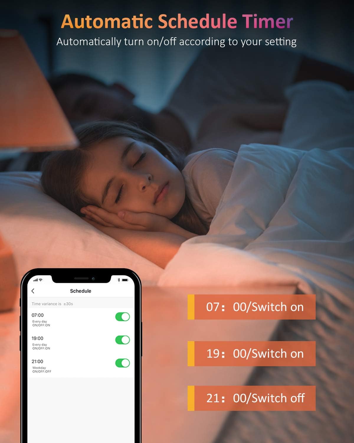 WiFi Smart Light Bulbs 150W Equivalent, 16W Dimmable 1600LM BR30 Flood Smart Bulb Works with Alexa Google Home No Hub, E26 Color Changing LED Alexa Light Bulb, 2700K-6500K RGBCW CRI>90, 4 Pack - Image 6