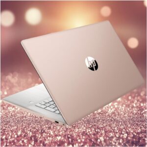 HP 2023 17t Premium Rose Gold Laptop, 17.3″ HD+ Touchscreen, Intel Core i5-1335U, 16GB RAM, 1TB SSD, Webcam, FP Reader, Backlit KB, HDMI, Wi-Fi 6, Windows 11 Home