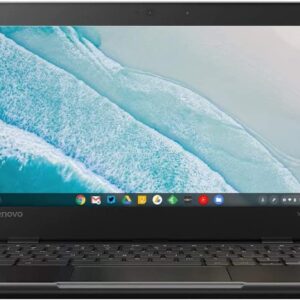 Lenovo 100E Chromebook 2ND Gen 81QB000AUS Laptop Computer, 11.6″ HD (1366 X 768) Display, MediaTek MT8173C Processor, 4GB RAM, 16GB eMMC TLC SSD, Powervr GX6250, Chrome OS, Black (Renewed)