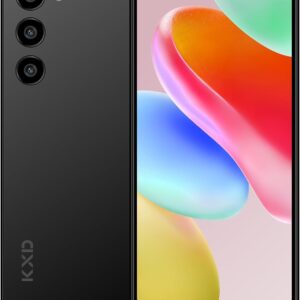 KXD A09 Unlocked Android Phones, Android 12 Smartphones, 6.56″ HD+, 4000mAh 10W Fast, Octa-Core 8GB+128GB/SD 256GB Smart Phone, 13MP+8MP, Face ID Unlock Phone, 4G Dual SIM Phone – Black