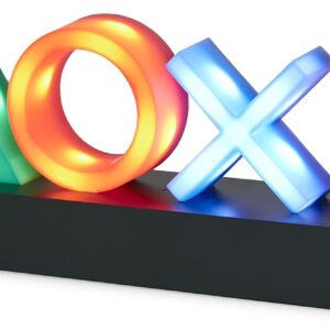 Paladone Playstation Controller Icons Light with 3 Light Modes – Sound Reactive, Dynamic Phasing, and Standard Mode – Gaming Desk Accessories and Game Room Decor