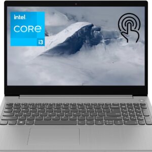 LENOVO IdeaPad 3i Laptop, 15.6″ HD Touchscreen Display, Intel Core i3-1115G4 Processor, 12GB DDR4 RAM, 256GB PCIe SSD, Bluetooth, Webcam, Wi-Fi 6, HDMI, Windows 11 Home, Grey