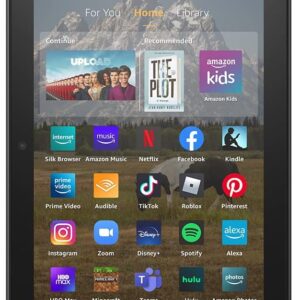 Like-New Amazon Fire HD 8 tablet, 8” HD Display, 32 GB, 30% faster processor, designed for portable entertainment, (2022 release), Black