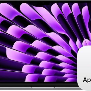 Apple 2024 MacBook Air 15-inch Laptop with M3 chip: Built for Apple Intelligence, 15.3-inch Liquid Retina Display, 16GB Unified Memory, 256GB SSD Storage; Space Gray with AppleCare+ (3 Years)