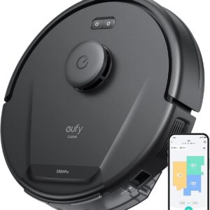 eufy L60 Robot Vacuum, Ultra Strong 5,000 Pa Suction, iPath Laser Navigation, for Deep Floor Cleaning, Ideal for Hair, Hard Floors