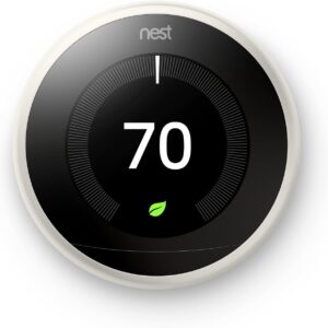 Nest Learning Thermostat (3rd Generation) with Nest Temperature Sensor (T5000SF) (White)