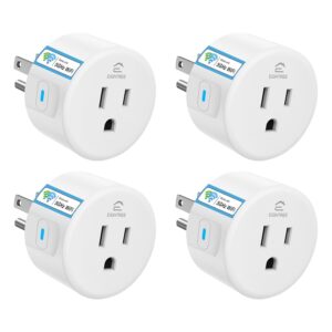 Eightree Smart Plug 5GHz & 2.4GHz, Smart Outlet WiFi Socket with APP Remote Control, Compatible with Alexa & Google Home, 4 Packs