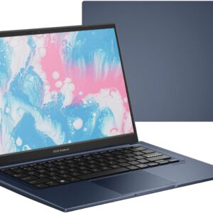 ASUS Vivobook Laptop, 14″ FHD Display, i3-1215U, 16GB RAM, 512GB SSD, Wi-Fi 6, HDMI, Webcam, Touchpad, Windows 11 Home, Blue