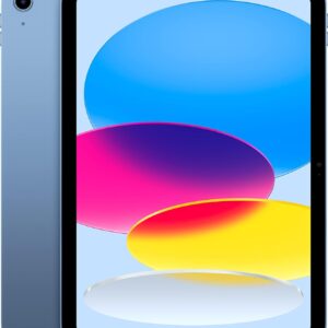 Apple iPad (10th Generation): with A14 Bionic chip, 10.9-inch Liquid Retina Display, 64GB, Wi-Fi 6, 12MP front/12MP Back Camera, Touch ID, All-Day Battery Life – Blue