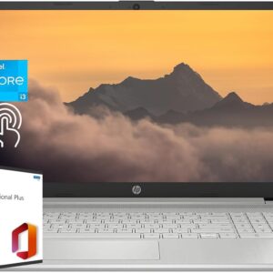 HP Laptop for Business and Student, 15.6″ HD Touchscreen, Intel 6-Core i3-1215U Processor, 16GB RAM, 512GB SSD, lntel UHD Graphics, Windows 11 Home, with Microsoft Office Lifetime License