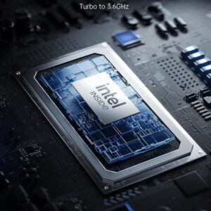 16.0-inch Laptop, 16GB DDR4 512GB SSD Gaming Laptop, Windows 11 Laptop with Intel 12th Quad-Core Processor(Up to 3.6GHz), 1920P FHD Display, Metal Shell, WiFi 6, USB3.2, Type_C, Long Battery Life