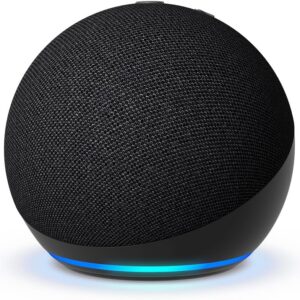 Amazon Echo Dot (newest model), With bigger vibrant sound, helpful routines and Alexa, Charcoal