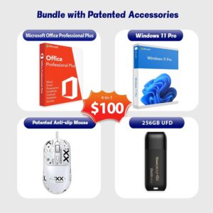 Dell Inspiron 15 3520 Laptop for Business, with Office Pro Lifetime License, 15.6″ FHD+ Touch Screen, Intel 10-Core i5-1235U, 32 GB RAM, 1 TB SSD, Windows 11 Pro, Wi-Fi 6, w/Jawfoal Accessories