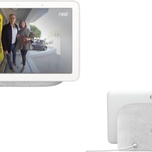 Google Nest 7-inch Touch Screen Display 2.0 Model GUIK2 with Built-in Speaker Bundle (Renewed)